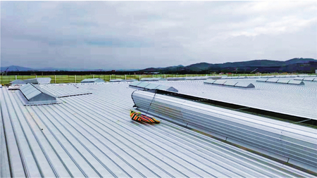 三角型电动排烟天窗