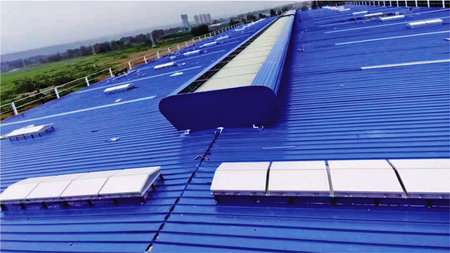 三角型电动排烟天窗